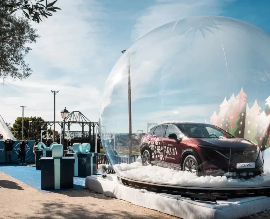 Domo Esferas Inflables Transparentes para Retail Experiencial