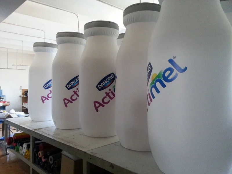 Botella Y Lata Hinchable