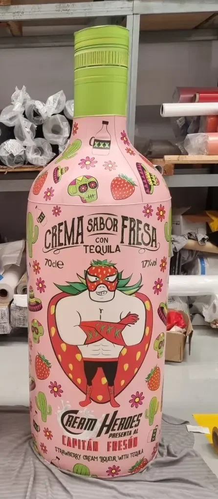 Botella Y Lata Hinchable