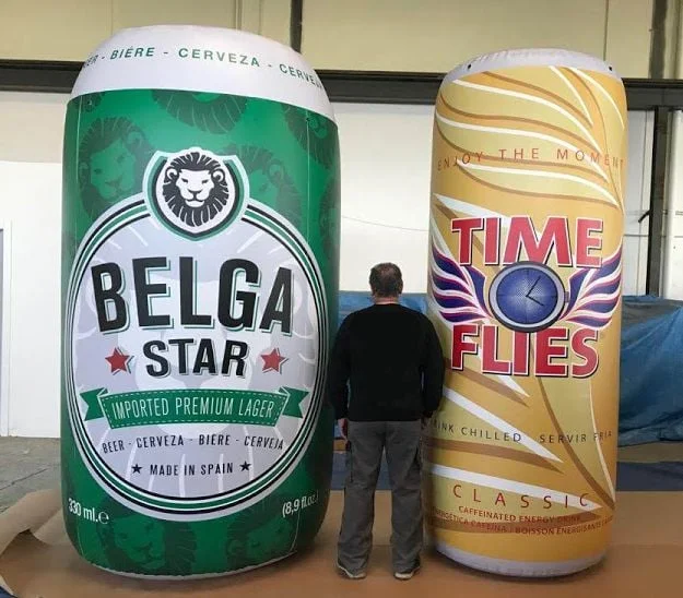 Botella Y Lata Hinchable