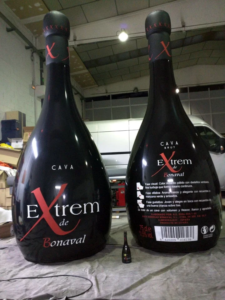 Botella Y Lata Hinchable