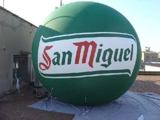 Esfera Hinchable Publicitaria con Helio