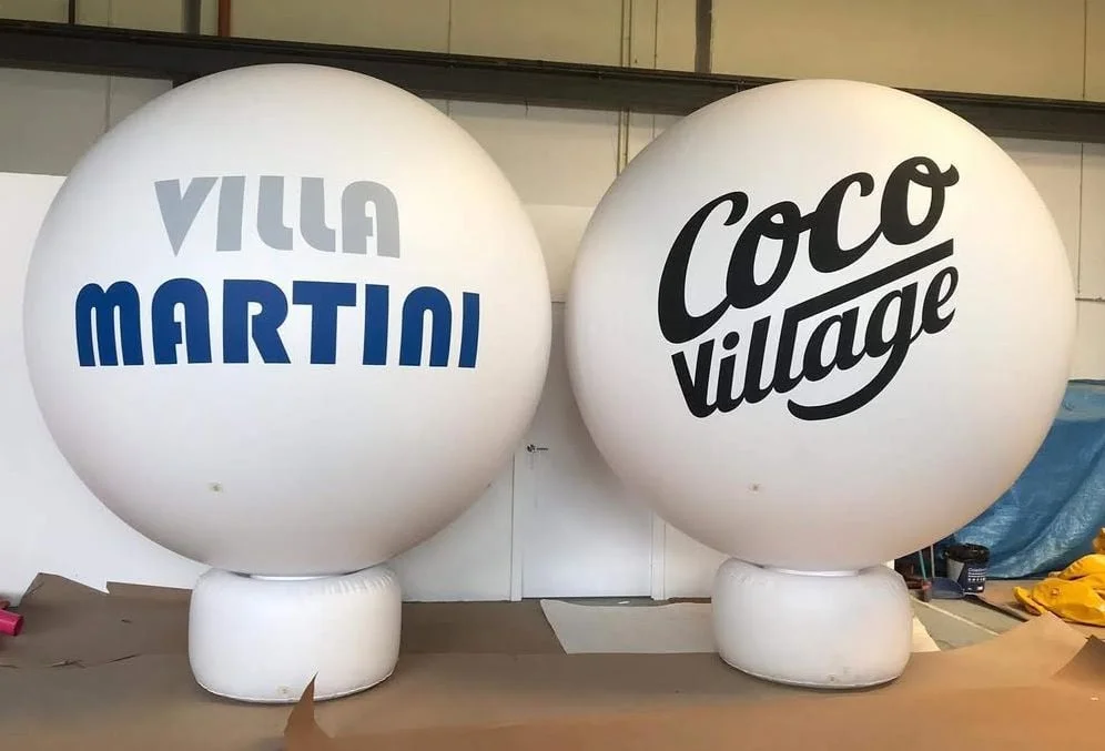Globo Hinchable Publicitario con Forma de Mongolfiera