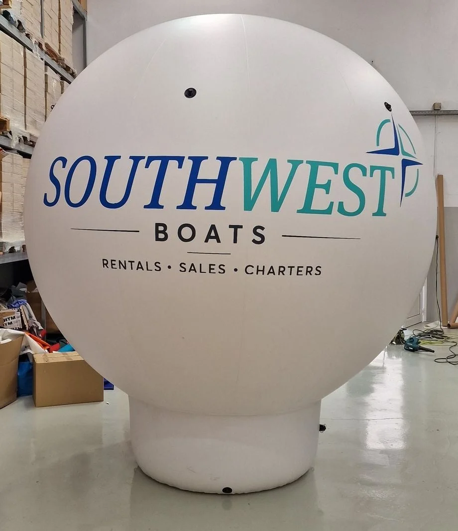Globo Hinchable Publicitario con Forma de Mongolfiera