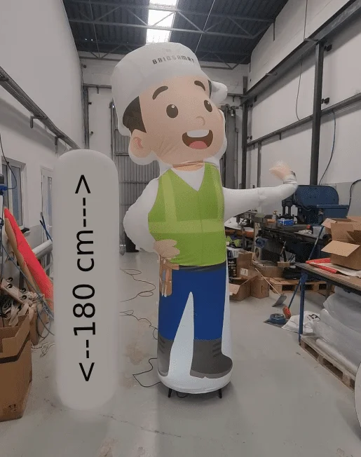 Muñeco Inflable Atrae Clientes