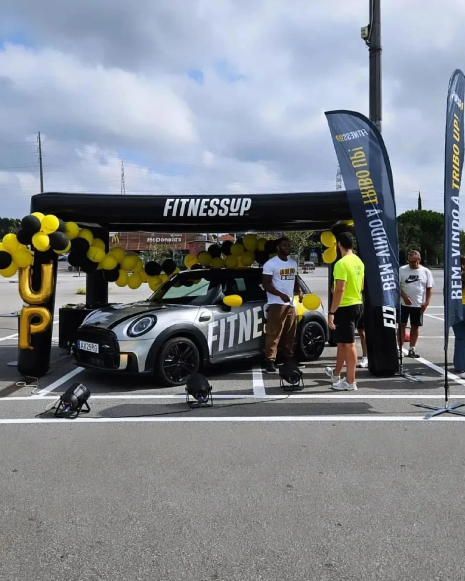 Estructura hinchable publicitaria