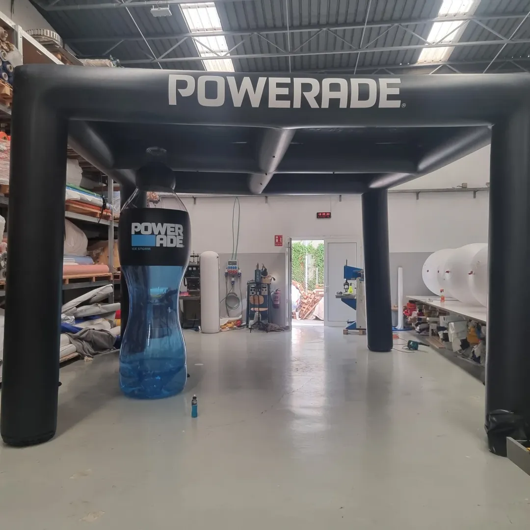 Estructura hinchable publicitaria