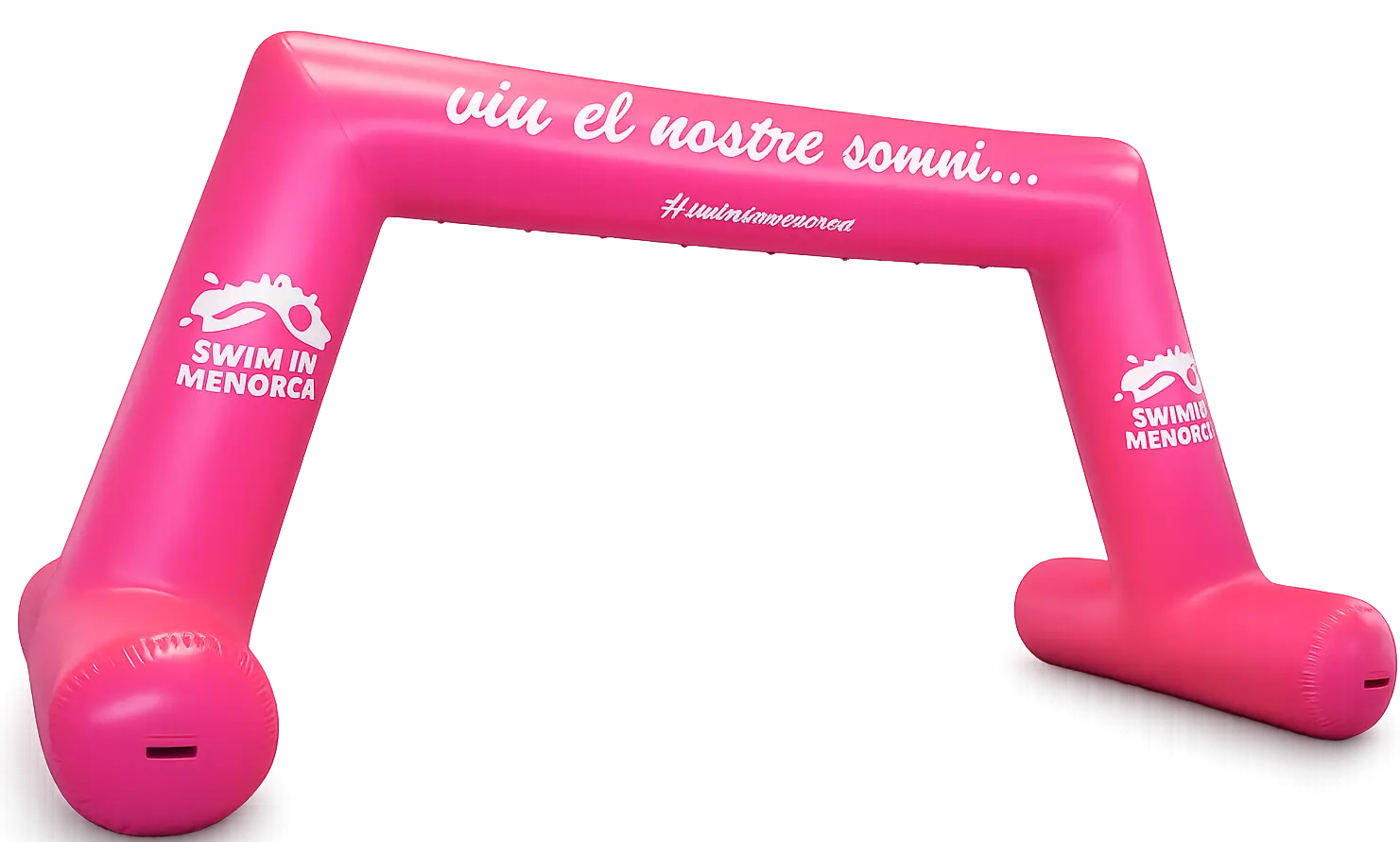 Arco hinchable flotante para eventos acuáticos