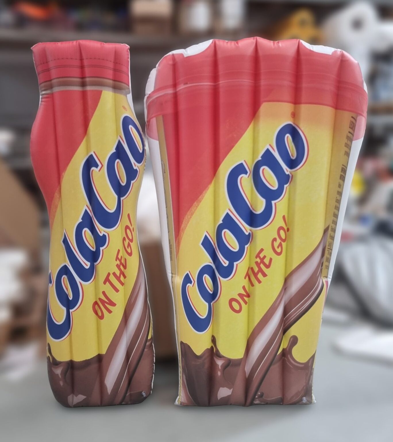 Custom Inflatable Pool Floats for a ColaCao Brand Activation